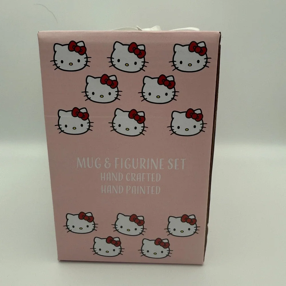 New Hello Kitty with Purple Dress‎ Mug and Figurine Set